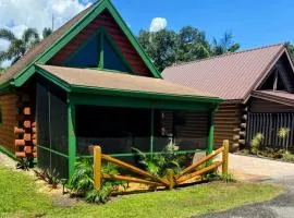 Charming, Cozy, Waterview Log Cabin With Sunsets