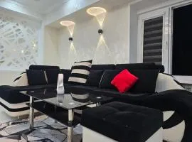 Loft Black and White plus red