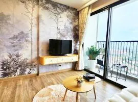 Haven Park H1 Ecopark Homestay 2 phòng ngủ tầng cao view sông
