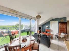 Appartement pour 4 avec grand balcon