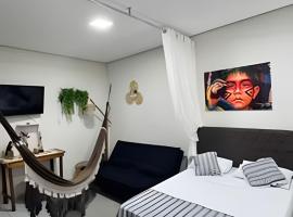 Est&uacute;dio Aconchego da Amaz&ocirc;nia at&eacute; 06 pessoas, hotel com estacionamento em Rio Branco