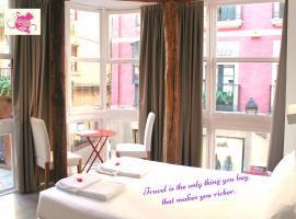 Pensión AliciaZzz Bed And Breakfast Bilbao, romantický hotel v destinaci Bilbao