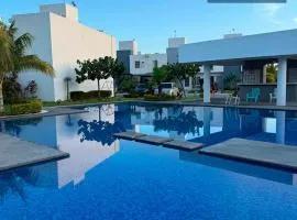 Casa de la laguna azul