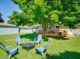 Large Backyard, Walk to Hospital Sheboygan Abode!