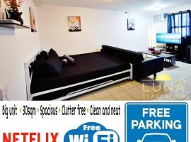 Luna staycation Cozy Condo near Enchanted Kingdom