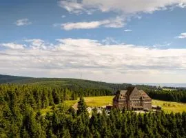Naturhotel Sachsenbaude Oberwiesenthal - Indoor-Pool & Outdoor-Whirlpool