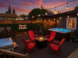 Summer Haven - HotTub - FireTable - KingBed - BBQ - Sleeps8