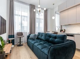 NEW! Premium Design, Free Locked Parking, 5 min to the Old Town, four-star hotel in Rīga