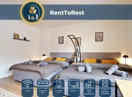 RtR Essen - Für bis zu 8 Personen - Voll ausgestattet - Zentral Limbecker Platz - Messe - Uniklinikum - Smart TV - Modern