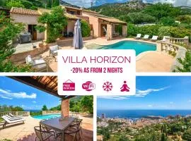 Villa Horizon - 5min from Monaco - Panoramic view - Infinity Pool - Air conditionner - Garden - Parking - Premium Services - Near Monaco Events