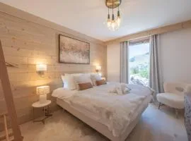 Alpe d'Huez Houses - Chez Côme, Nid douillet dans résidence Spa 5 étoiles, skis au pied, avec vue et jardin