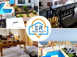 Evans Realty AL Villa & Piscina & Garaje & Playa