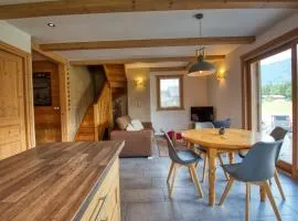 Duplex 2 chambres avec grande terrasse, animaux acceptés, à Samoëns - FR-1-642-77