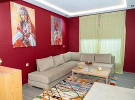 Maison à Skhirat avec Jacuzzi et Jardin privé、スコイラのヴィラ