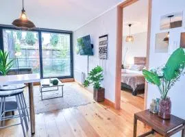 HOM I Parking y Piscina temperada para 4 Pax