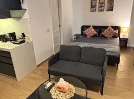 Vibrant Vision Near Airport with Coffee Maker & Wifi