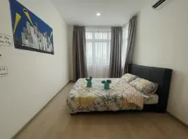 Cozy & quiet 1BR Apartment near Unimas