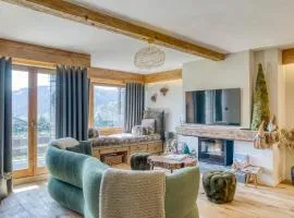 Appartement 3 pièces avec balcon, cheminée et parking – À 400m des pistes et du golf, Megève Mont d'Arbois - FR-1-453-254