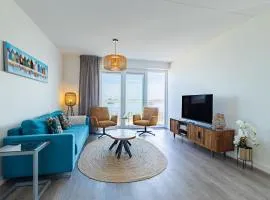 Vakantiewoning aan het strand - tuin en terras met haven- & zeezicht - Vista Maris - Nr 14