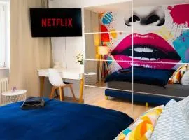 NEW! Modernes 2 Zimmer Apartment, Zentral, 6Pers