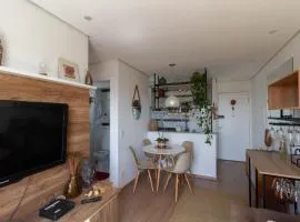 Apartamento com lazer, wi-fi e garagem em Jaragua