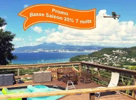 Spot idéal en Famille ou Amis - Piscine, Vue Mer et Calme - Anse à l'Âne