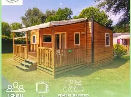 Houlgate - 360 - Mobilhome CONFORT 3 chambres 6 personnes Camping 5 étoiles