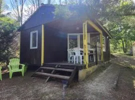 Chalet confortable avec terrasse en pleine nature - API-1-52-237