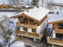 Chalet with shared swimming pool