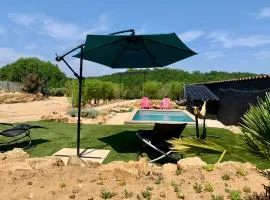Le 007 Refuge -Rurale gîte élégant piscine privée