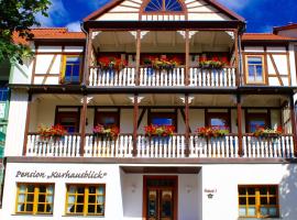 Pension Kurhausblick, hotel di Bad Suderode