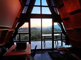 Caba&ntilde;a misha, campamento en Chignahuapan