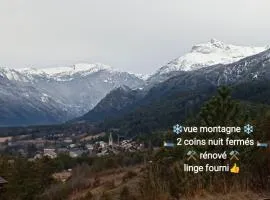 app 2ch au calme Barcelonnette vue montagne