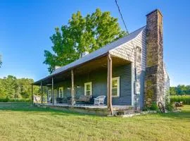 Hot Tub and Creek Views Secluded Perryville Cabin