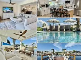Brand New Pool! Waterfront Canal Luxury Home