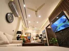 Luxury 1BR Designer Condo at Zeta Mall Islamabad Balcony, Parking & Steps from Giga Mall