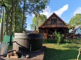 Jesionowy Zakątek domki z balią blisko jeziora