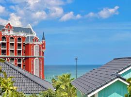 Villa 4 phòng view biển novaworld phan thiết、Bình Túのホテル