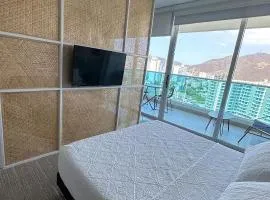 The pearl of Santa Marta, Caribbean Sea view