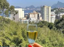 Varanda com Vista Mar - Cristo, Bondinho e Museu!