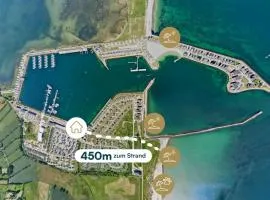 New Port Lounge - EG, Hafenblick, Terrasse