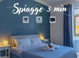 Spiagge 3 min - stazione 500m - WiFi - Smart TV