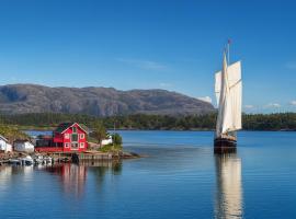 Herdla में, होटल Family-friendly Cabin with pier - Herdla to Bergen - 40 min