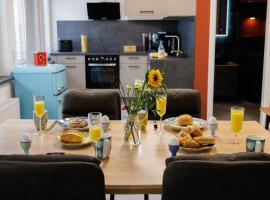 "Badestube Loft" im Zentrum von Bad Hersfeld mit modernem Design und offenem Wohnkonzept, hotell i Bad Hersfeld