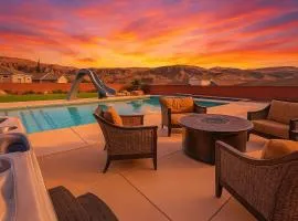 Pool & Hot Tub & Fire Pit & Water Slide