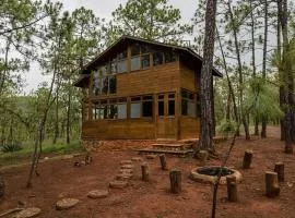 Cabaña Jabalí para 7 personas en el bosque de Mascota