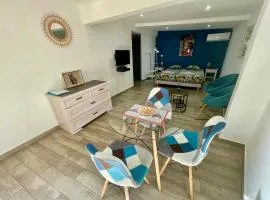 Studio cosy avec jacuzzi privatif - 10 min de la plage