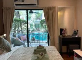 Pool Access Beachfront Studio