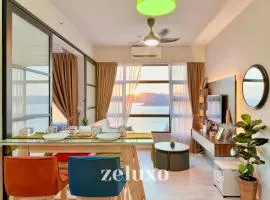 Zeluxo #JQ06 Jesselton Quay Tower 2 Level 16-2BR 1 Bath, Seaview