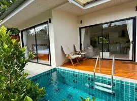House with pool Srithanu Beach 2